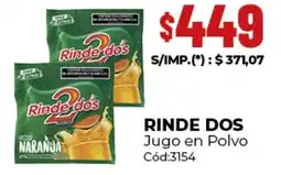 Diarco Rinde dos jugo en polvo oferta