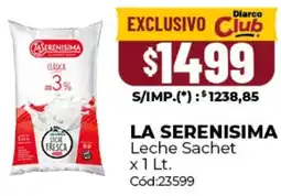 Diarco La serenisima leche sachet oferta