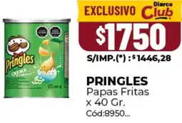 Diarco Pringles papas fritas oferta