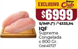 Diarco Iqf suprema congelada oferta
