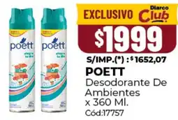 Diarco Poett desodorante de ambientes oferta