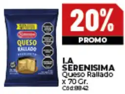 Diarco La serenisima queso rallado oferta