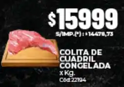 Diarco Colita de cuadril congelada oferta