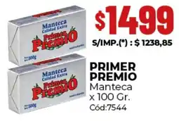 Diarco Primer premio manteca oferta