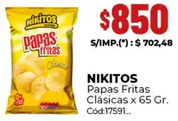 Diarco Nikitos papas fritas clásicas oferta