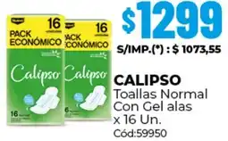 Diarco Calipso toallas normal con gel alas oferta