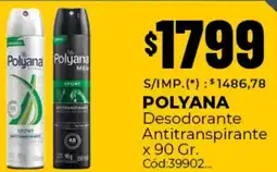 Diarco Polyana desodorante antitranspirante oferta