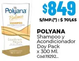 Diarco Polyana shampoo y acondicionador doy pack oferta