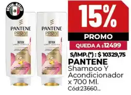 Diarco Pantene shampoo y acondicionador oferta