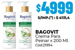 Diarco Bagovit crema para peinar oferta