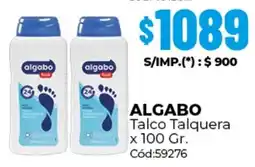 Diarco Algabo talco talquera oferta