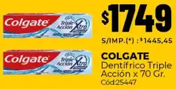 Diarco Colgate dentifrico triple acción oferta