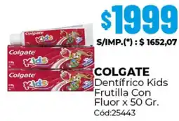 Diarco Colgate dentifrico kids frutilla con fluor oferta