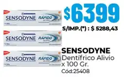 Diarco Sensodyne dentifrico alivio oferta