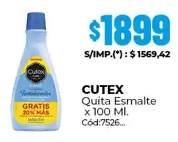 Diarco Cutex quita esmalte oferta