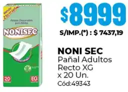 Diarco Noni sec pañal adultos recto xg oferta