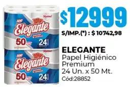 Diarco Elegante papel higiénico premium oferta