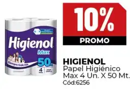 Diarco Higienol papel higiénico max oferta