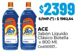 Diarco Ace jabón líquido clásico botella oferta