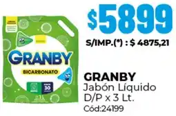 Diarco Granby jabón líquido d/p oferta