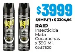 Diarco Raid insecticida mata cucarachas oferta