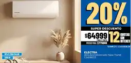 Diarco Electra aire acondicionado new trend oferta
