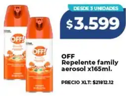 Supermayorista Vital Off repelente family aerosol oferta