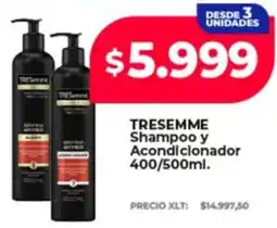 Supermayorista Vital Tresemme shampoo y acondicionador oferta