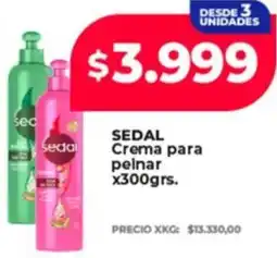 Supermayorista Vital Sedal crema para pelnar oferta