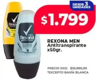 Supermayorista Vital Rexona men antitranspirante oferta