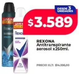 Supermayorista Vital Rexona antitranspirante aerosol oferta