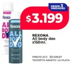 Supermayorista Vital Rexona all body deo oferta