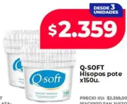 Supermayorista Vital Q-soft hisopos pote oferta