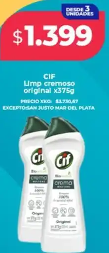Supermayorista Vital Cif limp cremoso original oferta