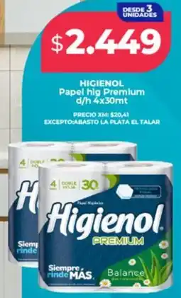 Supermayorista Vital Higienol papel hig premium d/h oferta