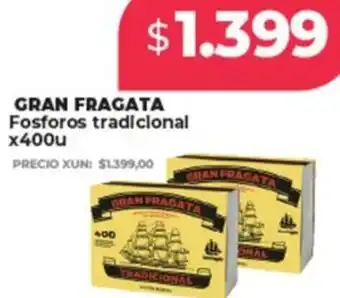 Supermayorista Vital Gran fragata fosforos tradicional oferta