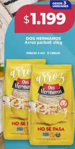 Supermayorista Vital Dos hermanos arroz parboll oferta