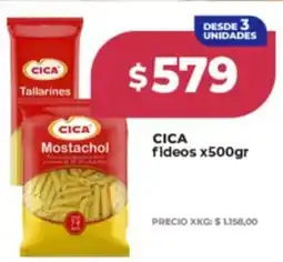 Supermayorista Vital Cica fideos oferta