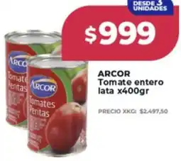 Supermayorista Vital Arcor tomate entero lata oferta