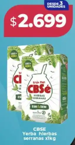 Supermayorista Vital Cbse yerba hierbas serranas oferta