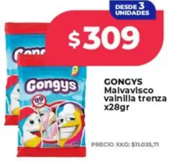 Supermayorista Vital Gongys malvavisco vainilla trenza oferta