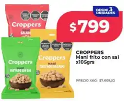 Supermayorista Vital CROPPERS Mani frito con sal oferta