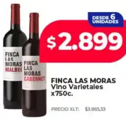 Supermayorista Vital Finca las moras vino varletales oferta