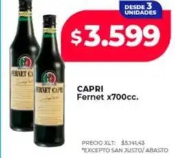 Supermayorista Vital Capri fernet oferta