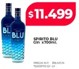 Supermayorista Vital Blu spirito gin oferta