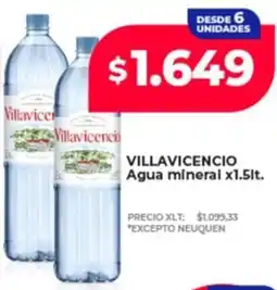 Supermayorista Vital Villavicencio agua mineral oferta