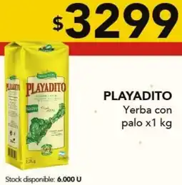 Nini Mayorista Playadito yerba con palo oferta