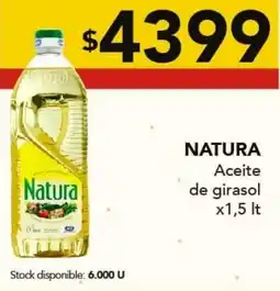 Nini Mayorista Natura aceite de girasol oferta