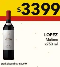 Nini Mayorista Lopez malbec oferta