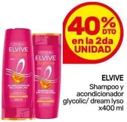 Nini Mayorista Elvive shampoo y acondicionador glycolic/dream lyso oferta